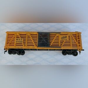 Yellow Model Train Car